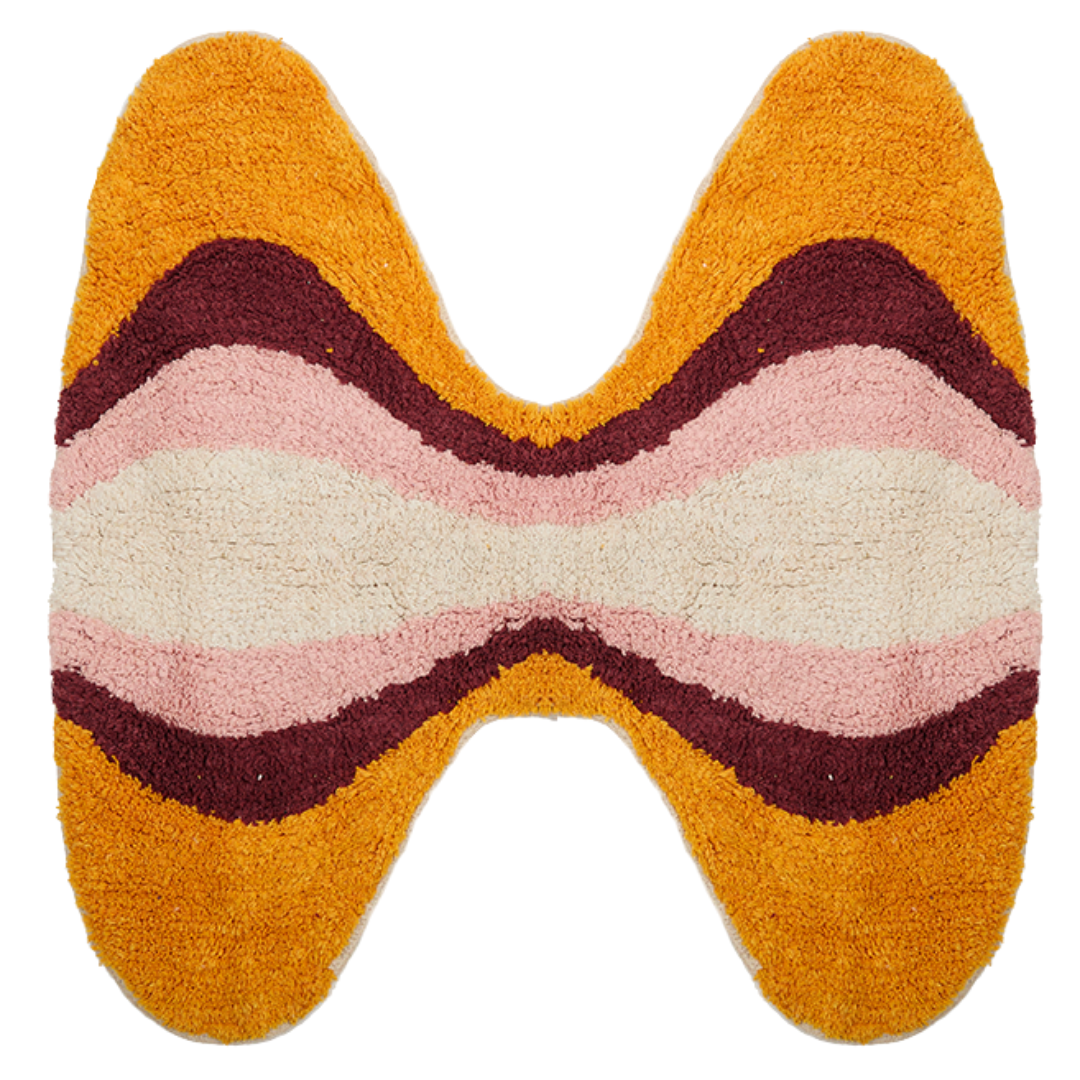 Baumwollteppich "GROOVY" 70x70