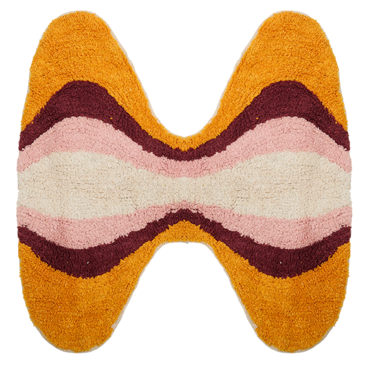 Baumwollteppich "GROOVY" 70x70