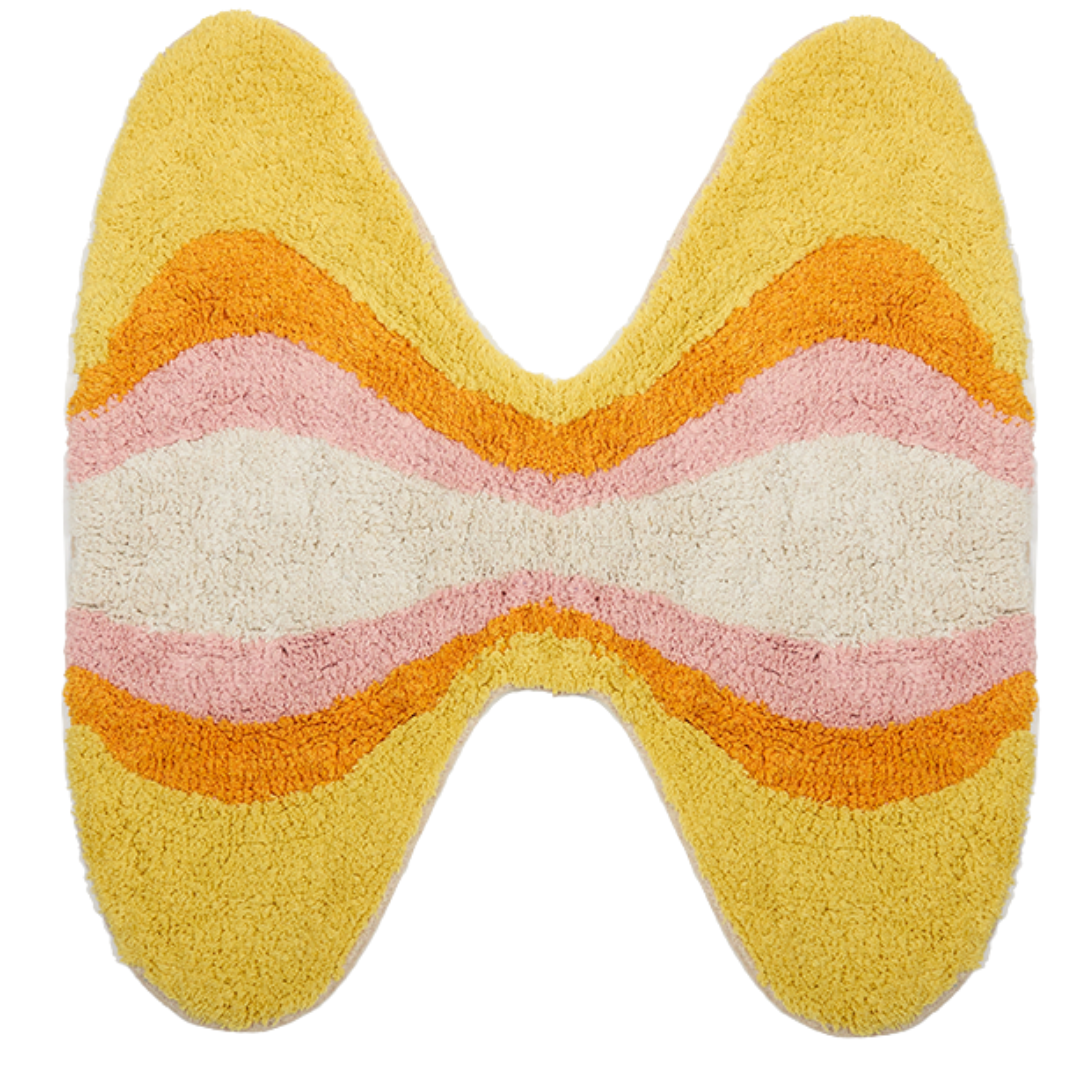 Baumwollteppich "GROOVY" 70x70