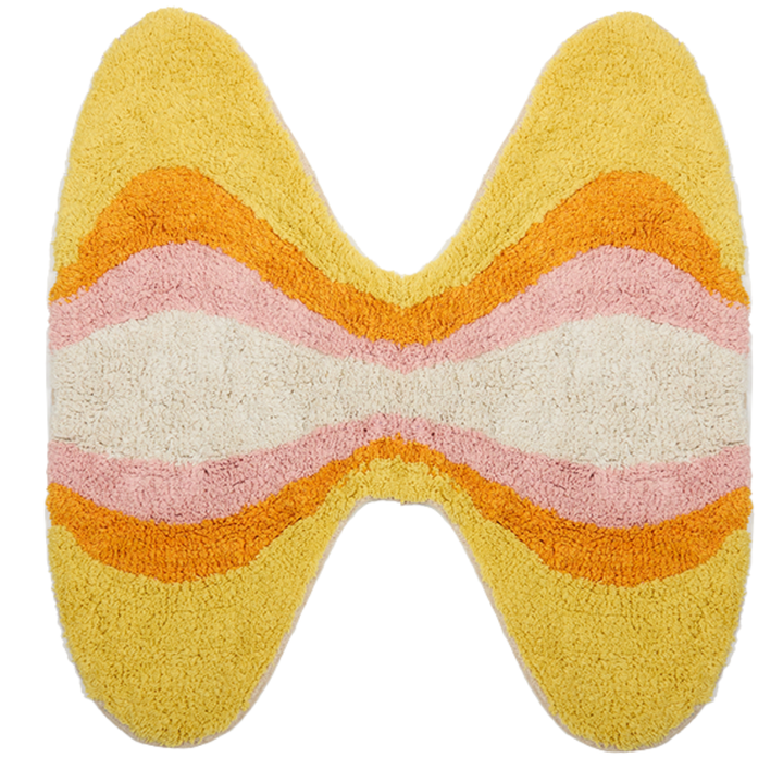 Baumwollteppich "GROOVY" 70x70