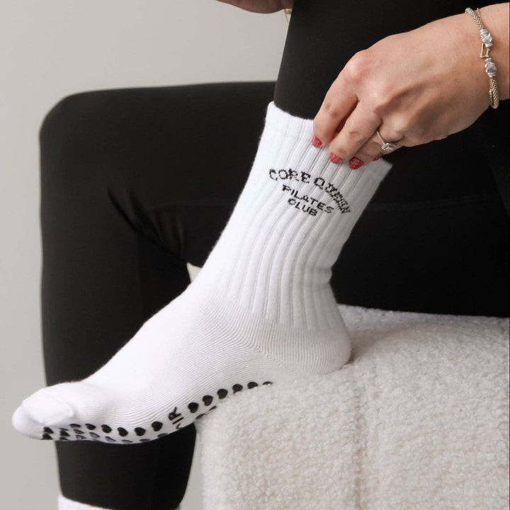 Grip Socken "Core Queen - White"