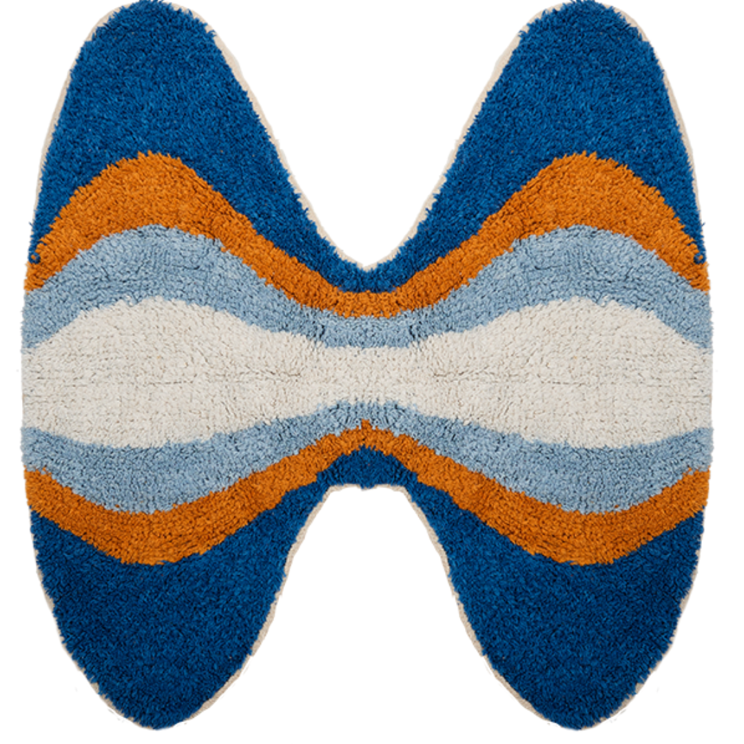 Baumwollteppich "GROOVY" 70x70