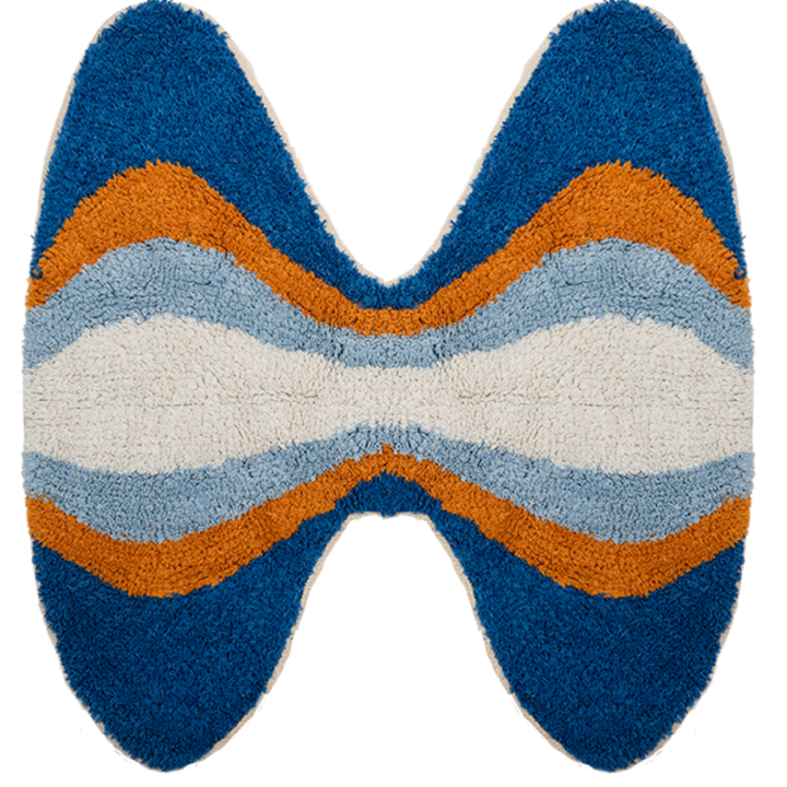 Baumwollteppich "GROOVY" 70x70