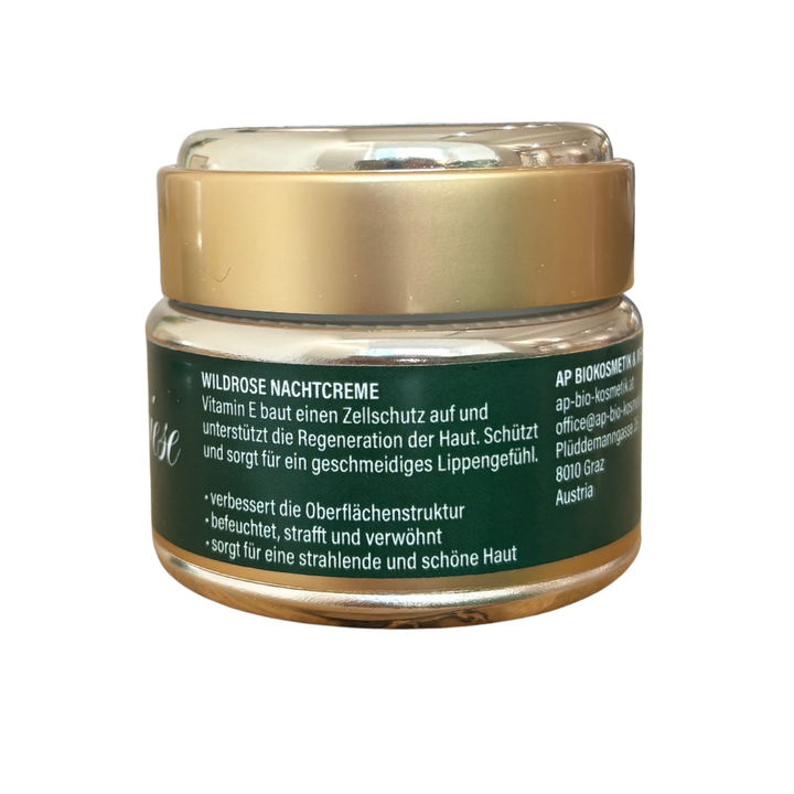 Wildrose Nachtcreme -  Reichhaltige Naturkosmetik