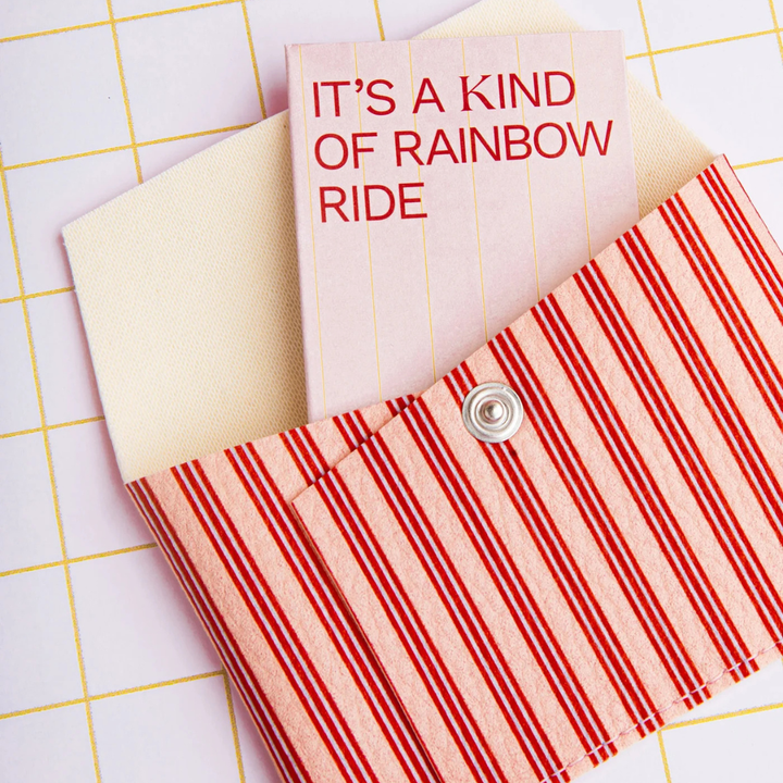 Kleine Brieftasche gestreift