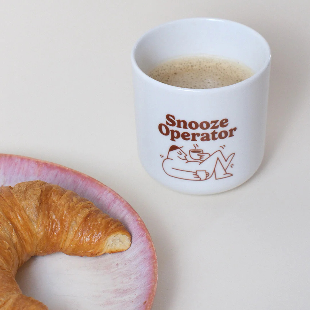Becher "SNOOZE OPERATOR"