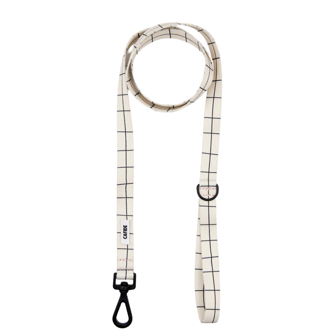 1,2 m Hundeleine aus recyceltem PET-Gewebe - Beige Design