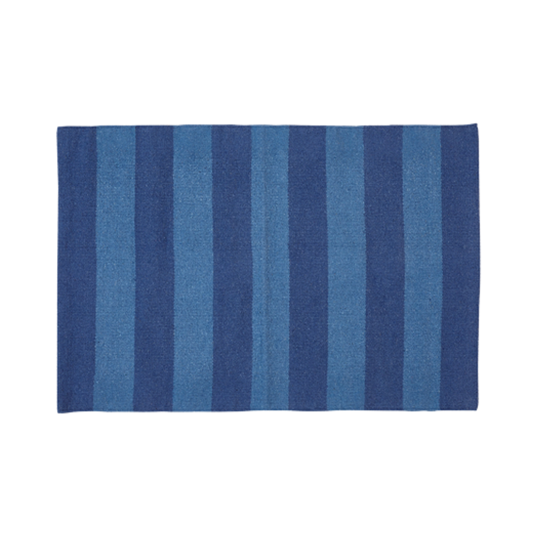 Recyclet Baumwollteppich STRIPES