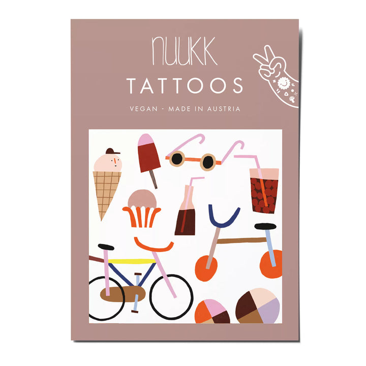 Kindertattoo - "Fahrrad Sommer"