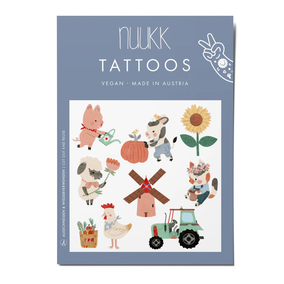Kindertattoo - "Bauernhof"