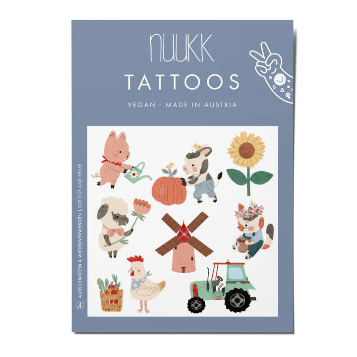 Kindertattoo - "Bauernhof"